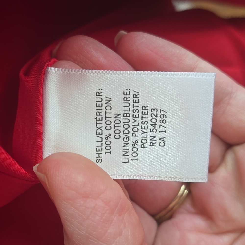 ^Banana Republic Vibrant Red Single Button Blazer Career Buisness Office - Picture 7 of 10